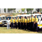 Plantilla de la empresa origen de Ambuibérica, Ambulancias Magdaleno.