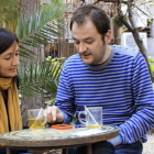 La doctora en Física Cuántica Sonia Fernández-Vidal y el escritor y periodista Francesc Miralles. DL.