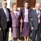Las hermanas Jáñez Sarmiento y sus maridos celebraron las bodas de oro