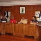 Imágen de la reunión del pasado viernes entre la plataforma vecinal y el Ayuntamiento de San Justo