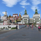 Entrada al kremlin de Izmailovo, una nueva ciudad amurallada.