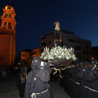 La procesión de La Dolorosa abrió los actos de la Semana Santa en Ponferrada.