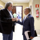 Tardá y Campuzano hoy en los pasillos del Congreso