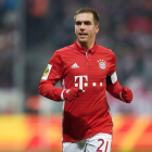 Philipp Lahm, durante su último partido con el Bayern.