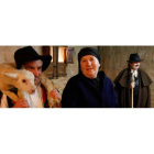 Vecinos de Velilla de la Reina representan una típica pastorada leonesa, también conocida como corderada.