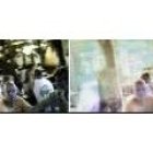 La imagen de un videoaficionado muestra el restaurante Raja antes y después del ataque con bomba