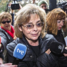 La exconcejala María José Alcón, este miércoles, 1 de febrero, a su llegada a los juzgados.