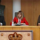 El primer teniente de alcalde, Manuel Rubial junto a Eugenia Gancedo y Patricia Fernández
