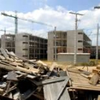 Obras de construcción de nuevas viviendas