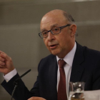 El ministro de Hacienda en funciones, Cristóbal Montoro.