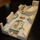 Maqueta para la eliminación del paso a nivel.