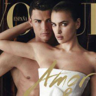 Cristiano Ronaldo e Irina Shayk en la portada de Vogue de junio.