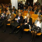 Un  momento de la asamblea general ordinaria celebrada en Caja España el pasado sábado