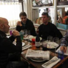Miguel Ángel Tranca, Georgino Fernández, Sergio Cancelo Anuncibay, Santi Santos y Ángel Fraguas.