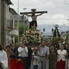 Procesión en honor a la Soledad que despide las fiestas en Camponaraya.