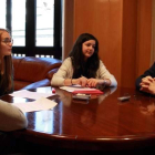 Alumnos del colegio Virgen de la Peña entrevistaron al alcalde de Bembibre.