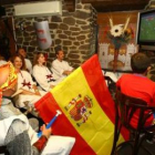 Los partidos de la selección española se siguieron de forma masiva.