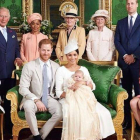 La familia real británica durante el primer cumpleaños de Archie en agosto de 2019. INSTAGRAM @SUSSEXROYAL