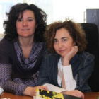 Mª Pilar Marqués y María F. Muñoz Doyague, autora y directora de la tesis doctoral.
