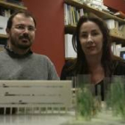 Daniel Díaz Font y Belén Martín Granizo, en su estudio leonés