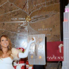 Mariah Carey, encendiendo las luces del Empire State.