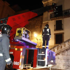 Bomberos de León en un servicio en la ciudad.