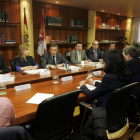 Un momento de la reunión.