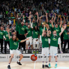 El Unicaja Málaga, campeón de la Copa del Rey. ALEJANDRO GARCÍA