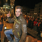 Nico Terol celebra en su ciudad natal, Alcoy, el campeonato del mundo de 125cc.