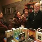 Raúl Guerra Garrido, en una librería del centro de Ponferrada