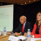 Milagros Marcos, consejera de Familia, en el acto.