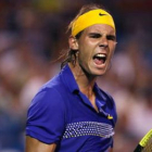 Rafa Nadal celebra su victoria sobre Tomas Berdych.