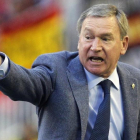 Clemente, en un partido como entrenador del Sporting.
