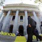 Acto de presentación de la salida a bolsa de Bankia