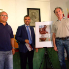 Gallego, Palazuelo y González durante la presentación de la nueva edición de la feria.
