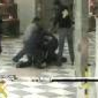 Momento en el que «Caraqueso» es detenido en Madrid