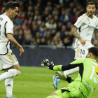 Brahim abrió con su gol el camino al triunfo del Real Madrid frente al Granada. MARISCAL