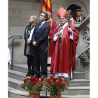 El presidente de la Generalitat presidió la misa de Sant Jordi.