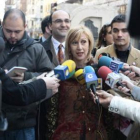 Rosa Díez, en un acto electoral en Ordoño, hace dos años.
