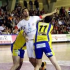 scar Perales en uno de sus últimos partido con la camiseta del Ademar
