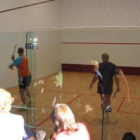 Imagen de las pistas de squash de Santa María que acogerán un torneo este verano.