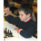 Julen Carvajal, campeón de la categoría prebenjamín.