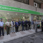 Autoridades en la inauguración oficial de la nueva sede, en Gran Vía de San Marcos. FERNANDO OTERO