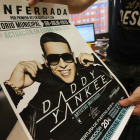 Cartel que anuncia el concierto de Daddy Yankee en Ponferrada