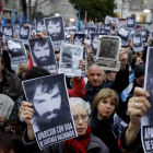 Manifestación en Buenos Aires en protesta por la desaparición del activista Santiago Maldonado.