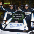 Sergio Vallejo y su hermano Diego como copiloto cerrarán el 2009 como campeones nacionales.