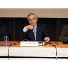 Villa, edil del Ildefe, el alcalde y Domínguez, de la Caja.