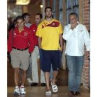 Scariolo, Navarro y Sáez comparecieron ayer para recalcar que en la selección no hay tensión.