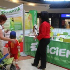 La exposición de eficiencia energética está dirigida a los más pequeños.