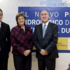 Cecilio Vadillo, María Jesús Ruiz y Juan Antonio Gato, ayer en Valladolid.